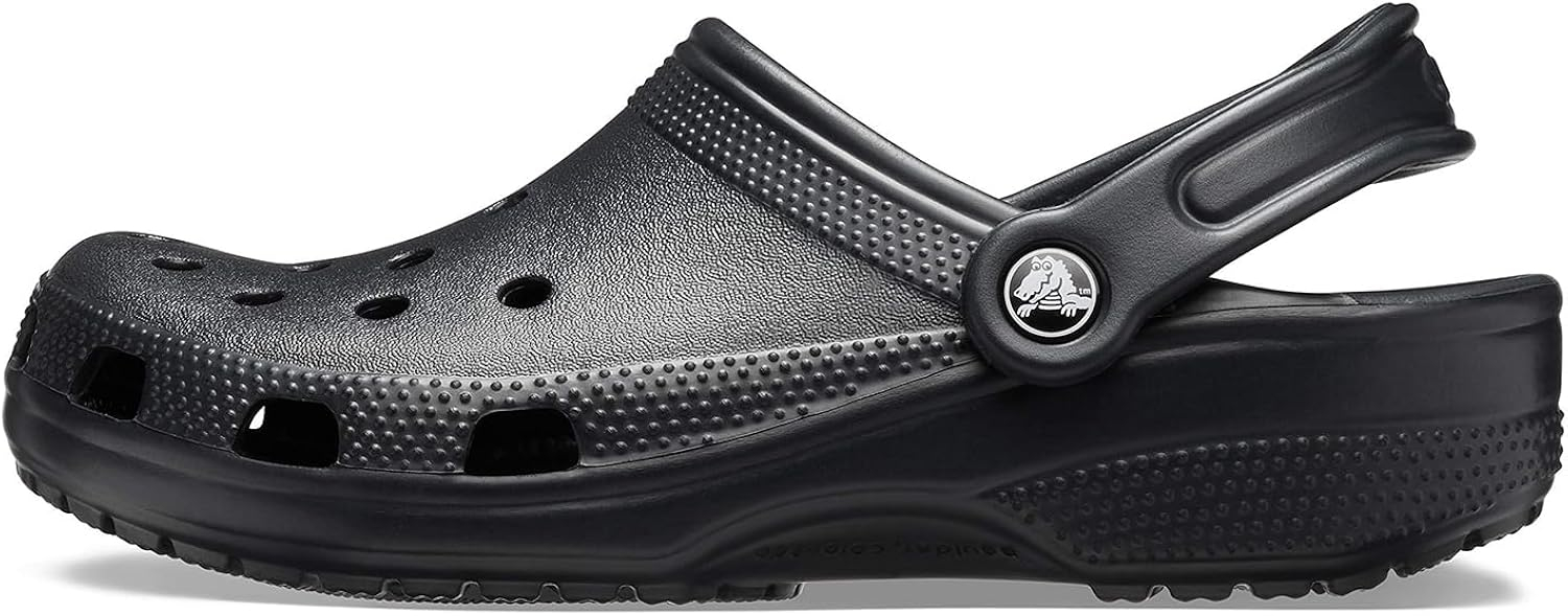 Men's 12 Black Aerated Slip Resistant Clogs