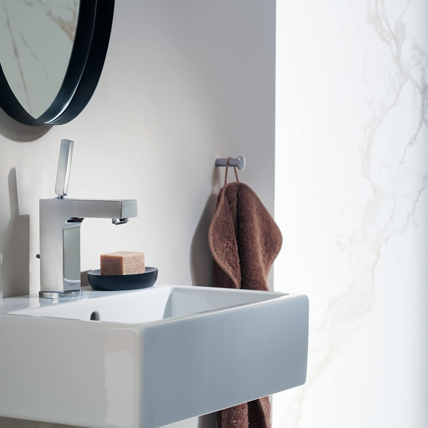 AXOR Universal Circular 3-inch Modern Small Hook in Brushed Gold Optic, 42811250