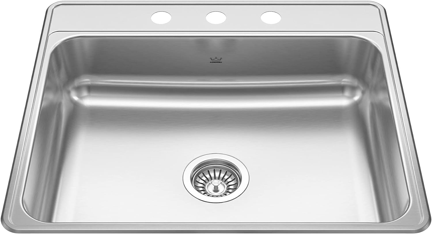 Creemore 25'' L Drop-In Single Bowl Stainless Steel Kitchen Sink