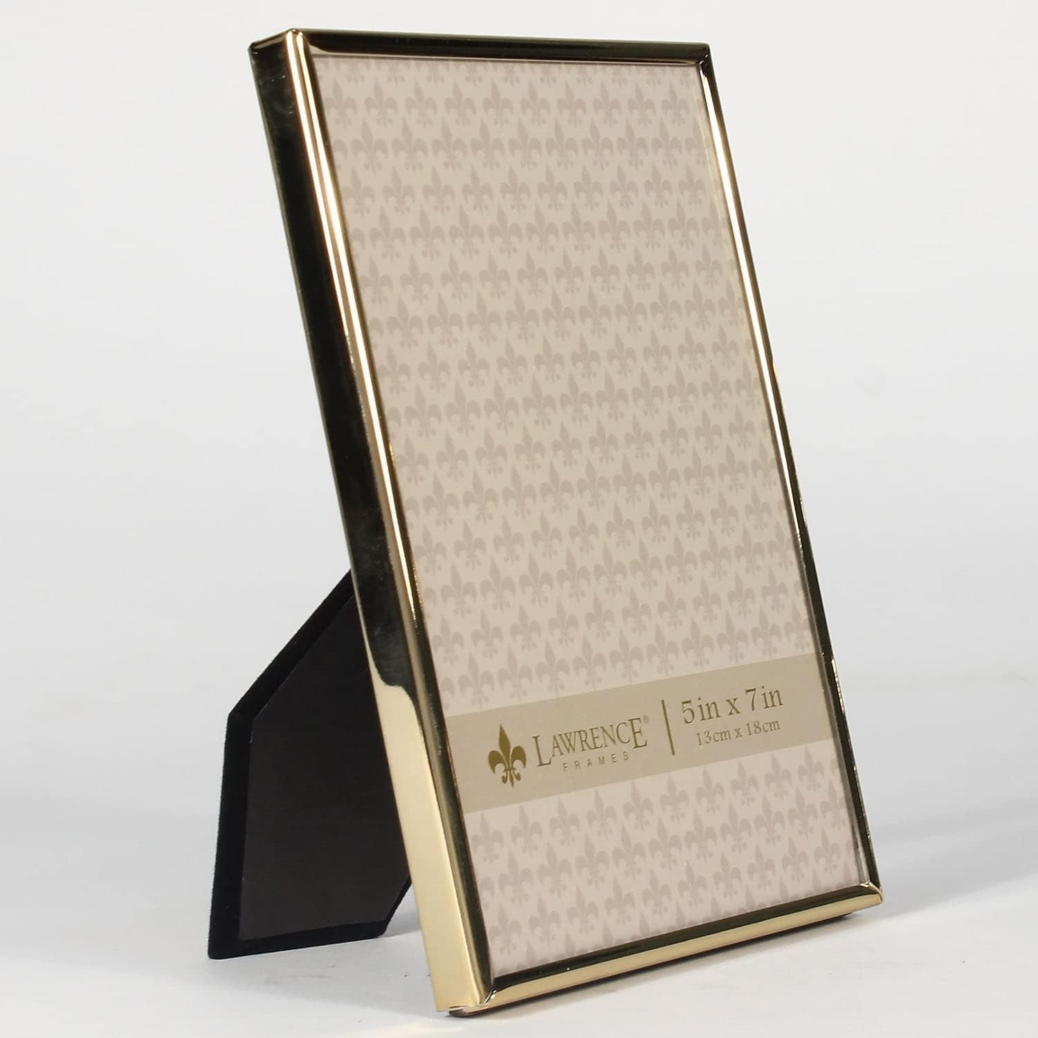 Lawrence Frames 5"W x 7"H Simply Gold Metal Picture Frame (670057)