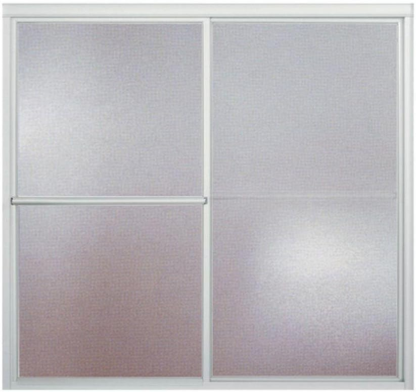 Deluxe 59.38" x 56.25" Bypass Bath Door Left to Right Open