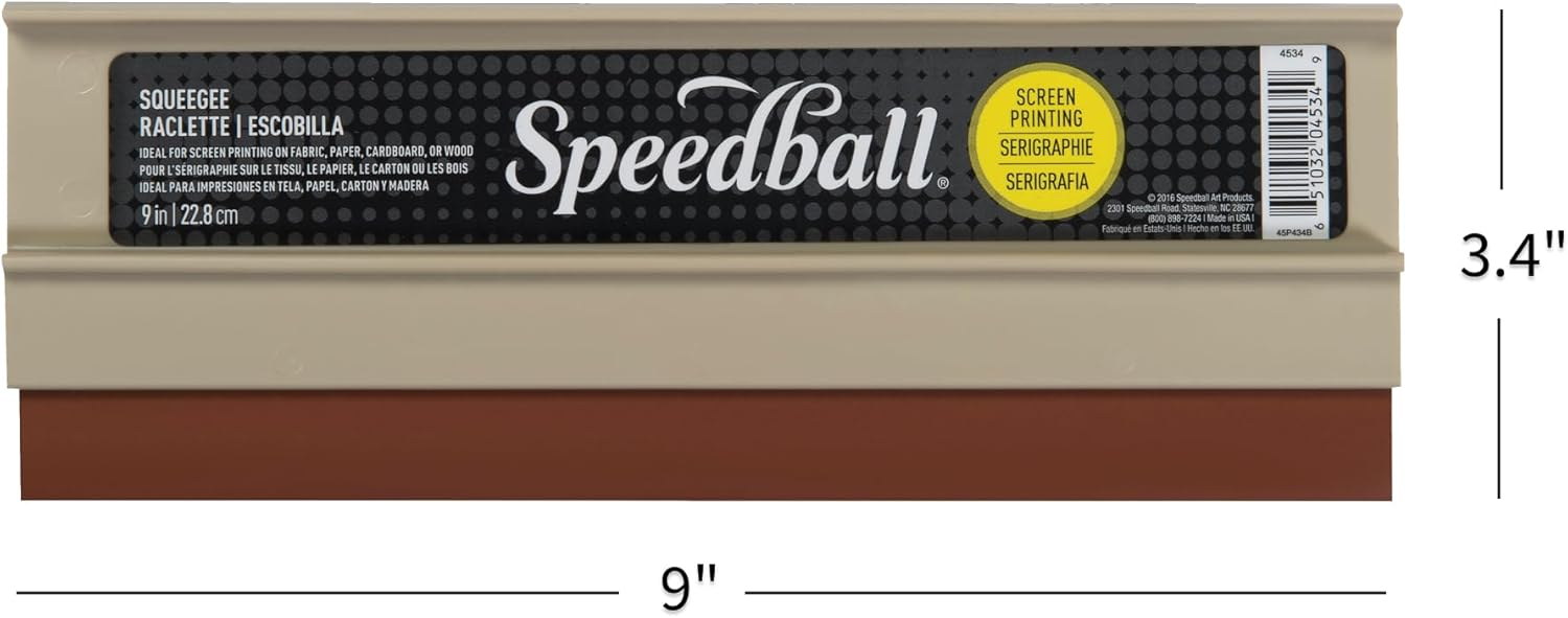 Beige Plastic 9-Inch Craft Fabric Squeegee