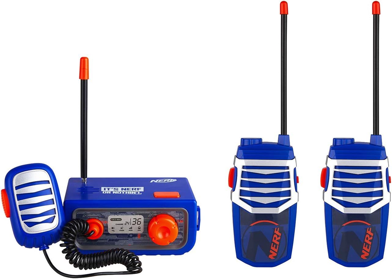 Nerf 3-Way Walkie Talkie Base Station Kit