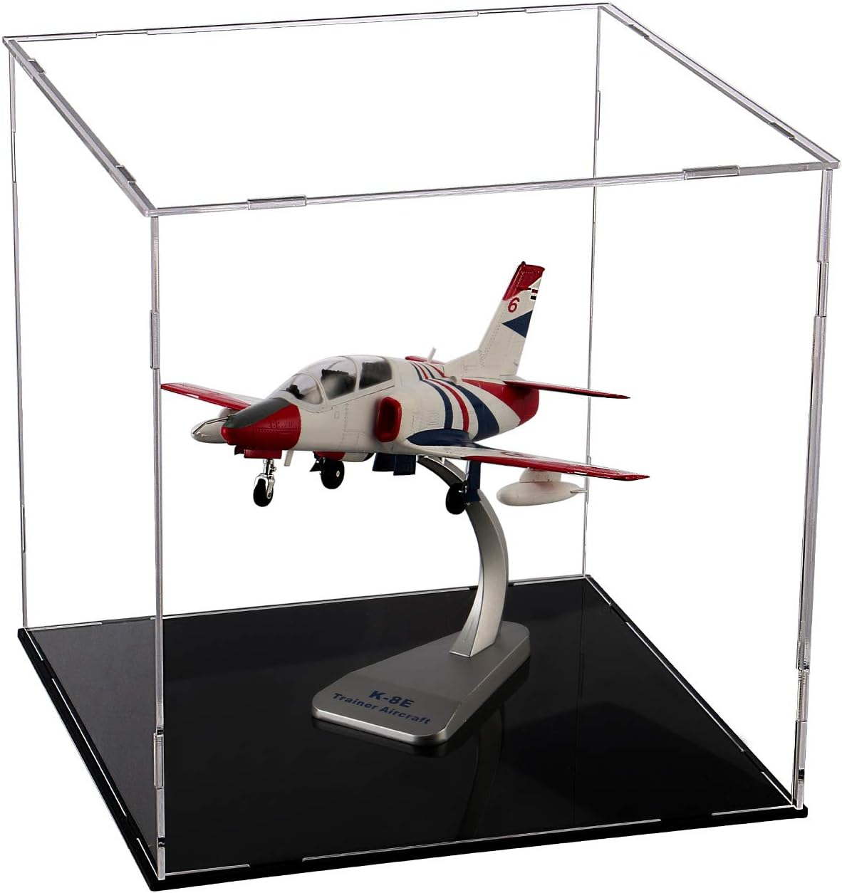 Evron Display Case for Collectibles Assemble Clear Acrylic Box Alternative Glass Case for Display Action Figures Home Storage & Organizing Toys (15.7x11.8x3.1inch;40x30x8cm)
