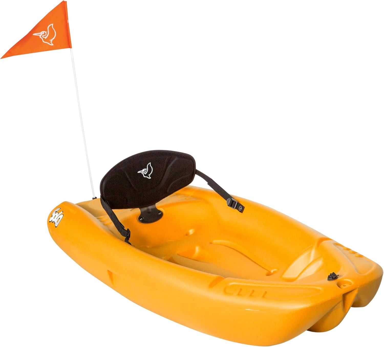 Pelican - Solo - Sit-on-top Kayak- For Kids Kayak - Paddle Included - 6 ft Mango