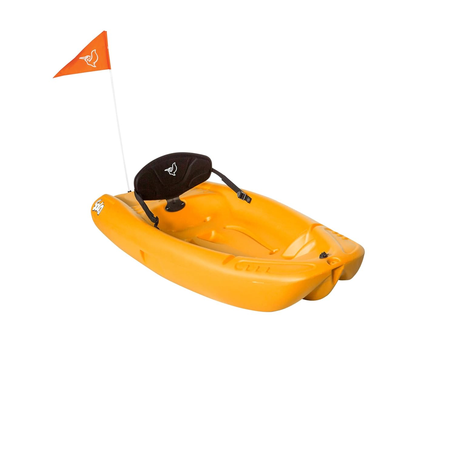 Pelican - Solo - Sit-on-top Kayak- For Kids Kayak - Paddle Included - 6 ft Mango
