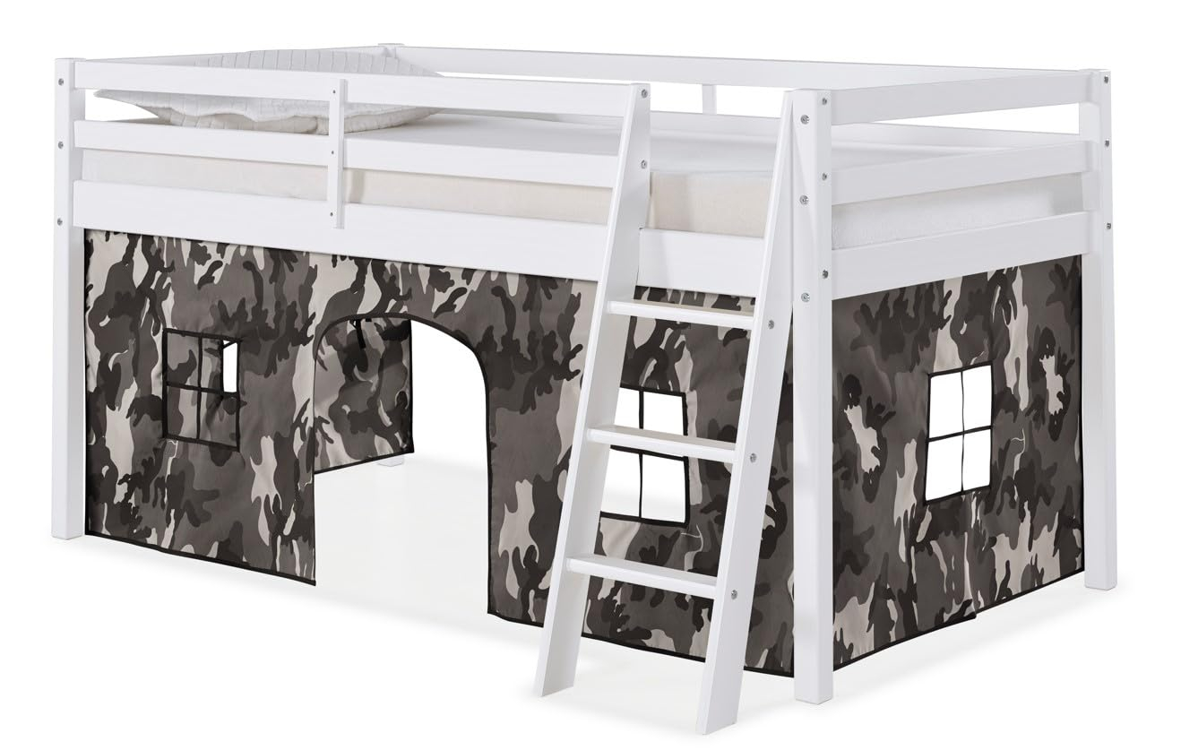 Alaterre Roxy Junior Loft - White with Gray Camouflage Tent