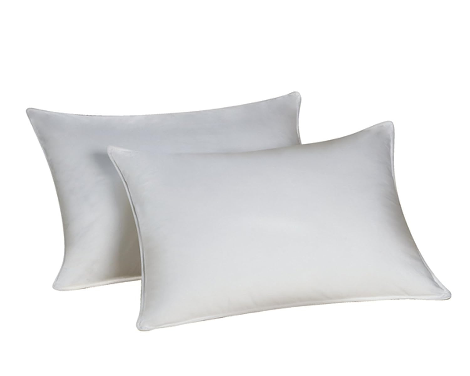 Hypoallergenic Medium Firm White Cotton Bed Pillow Set