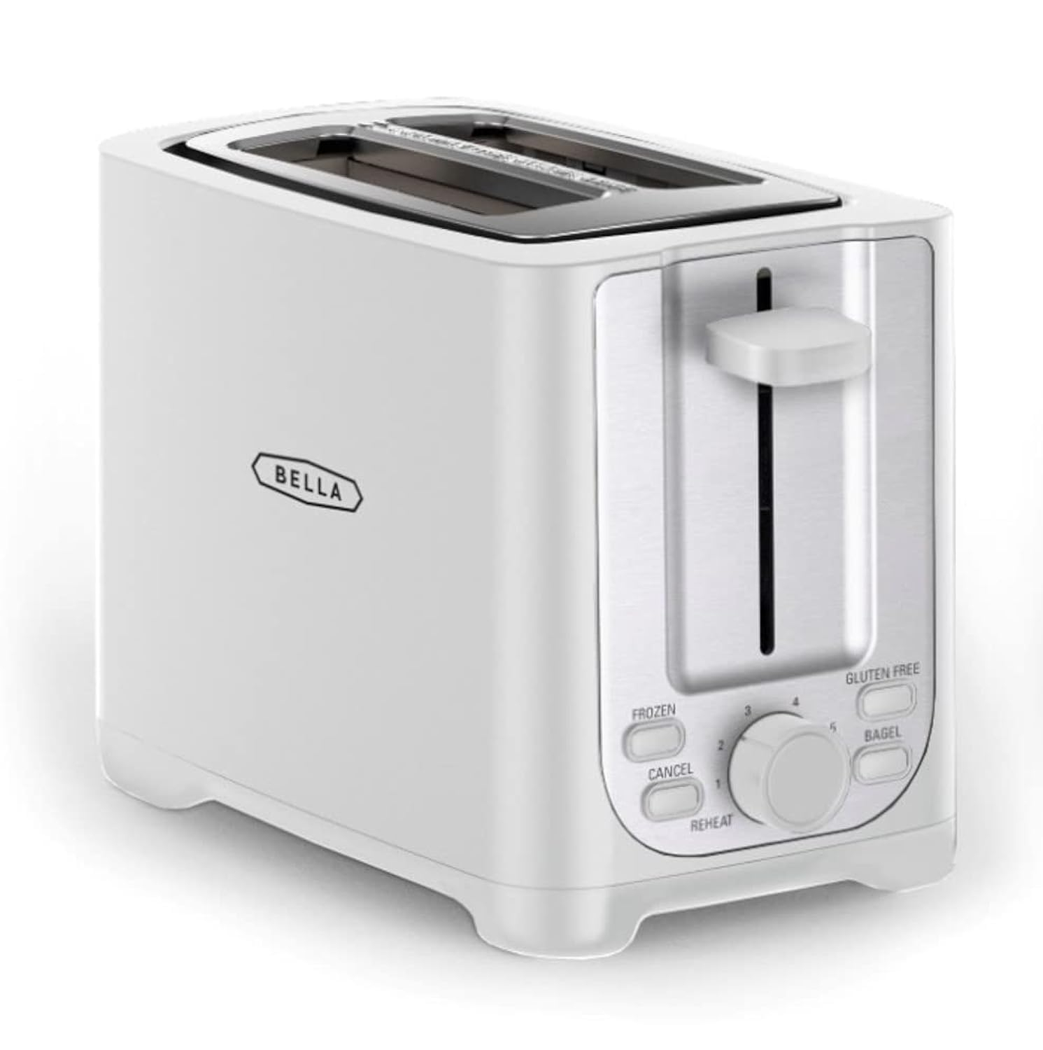 2-Slice Toaster with Auto Shutoff - Extra-Wide Slot and Removable Crumb Tray plus Cancel, Defrost and Reheat Functions - Toast, Bagels and Waffles