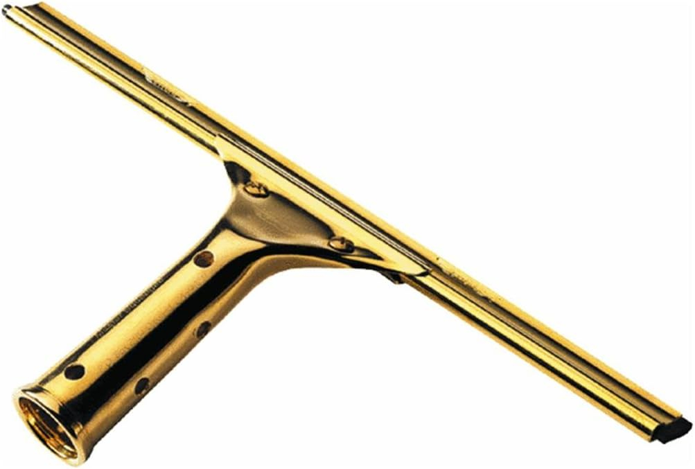 6-Inch Solid Brass Professional Window Squeegee