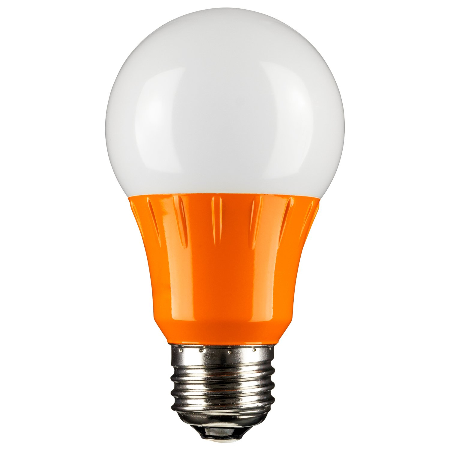 Orange Frosted LED Decorative Screw-in Light Bulb