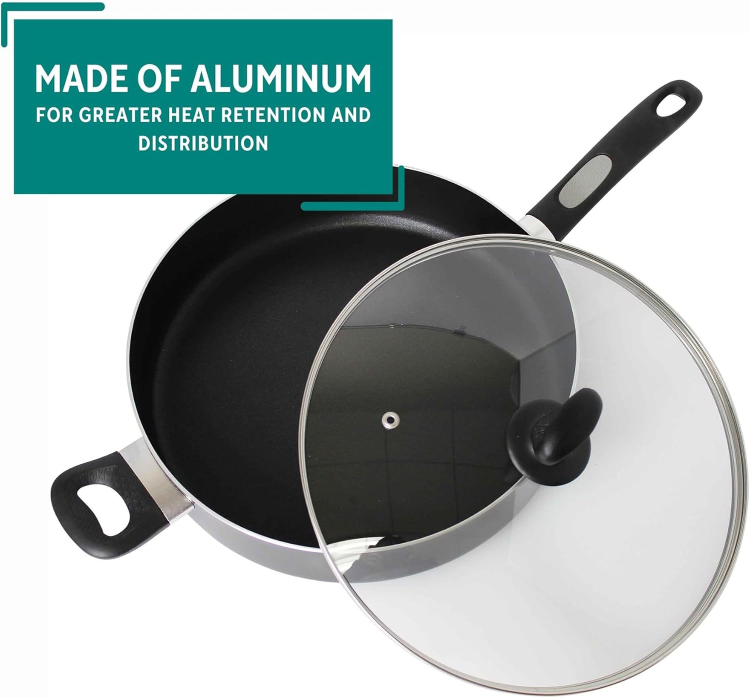 Mirro Get-A-Grip 12'' Saute Pan with Lid