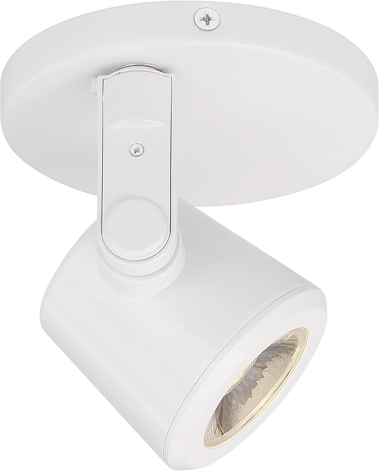 White Adjustable LED Monopoint Ceiling and Wall Spotlight