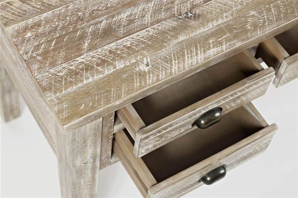 Artisan's Craft 5-Color:Washed Grey,Quantity:1,Style:Drawer Desk