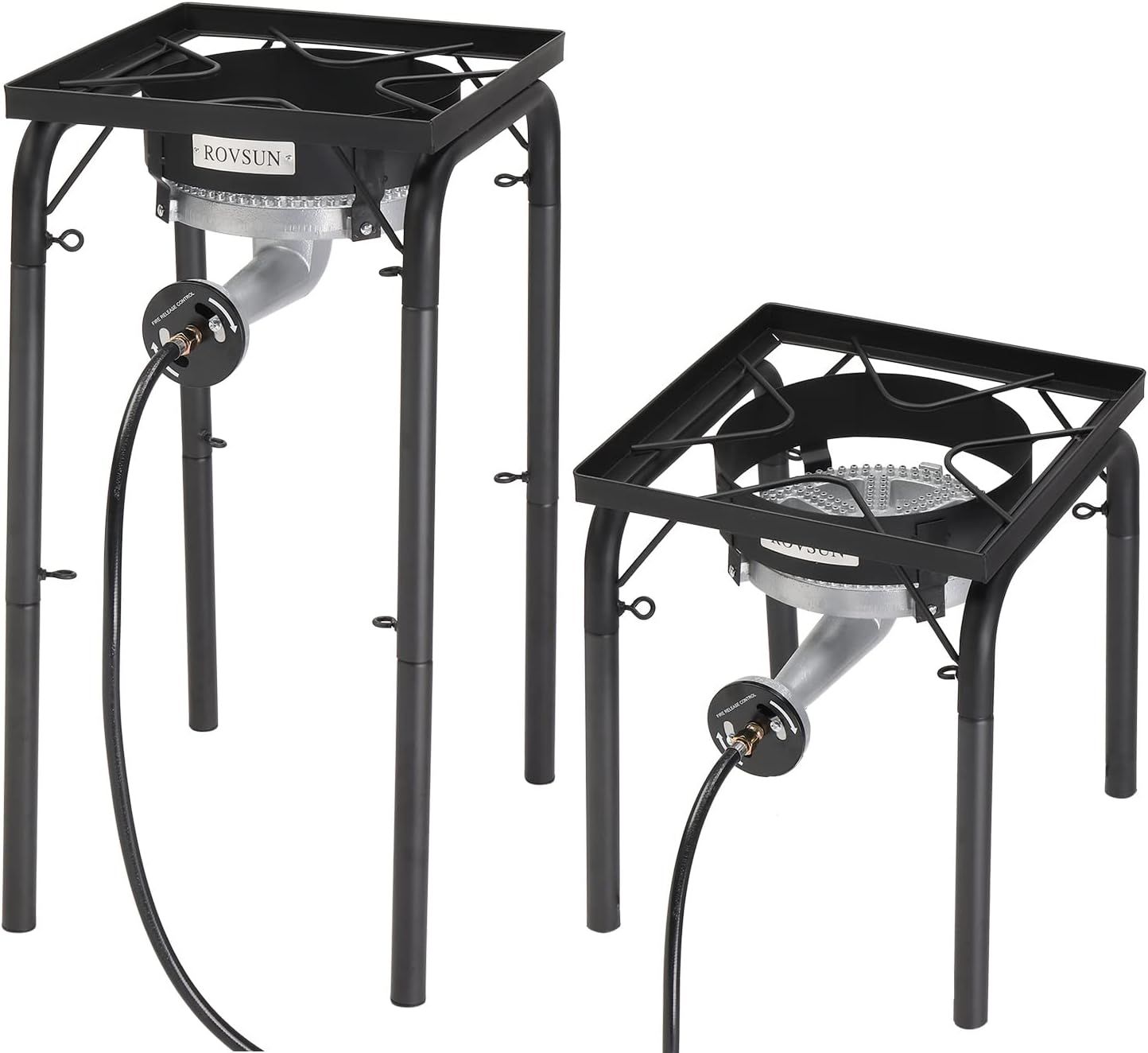High Pressure Black Cast Iron Single Burner Gas Stove