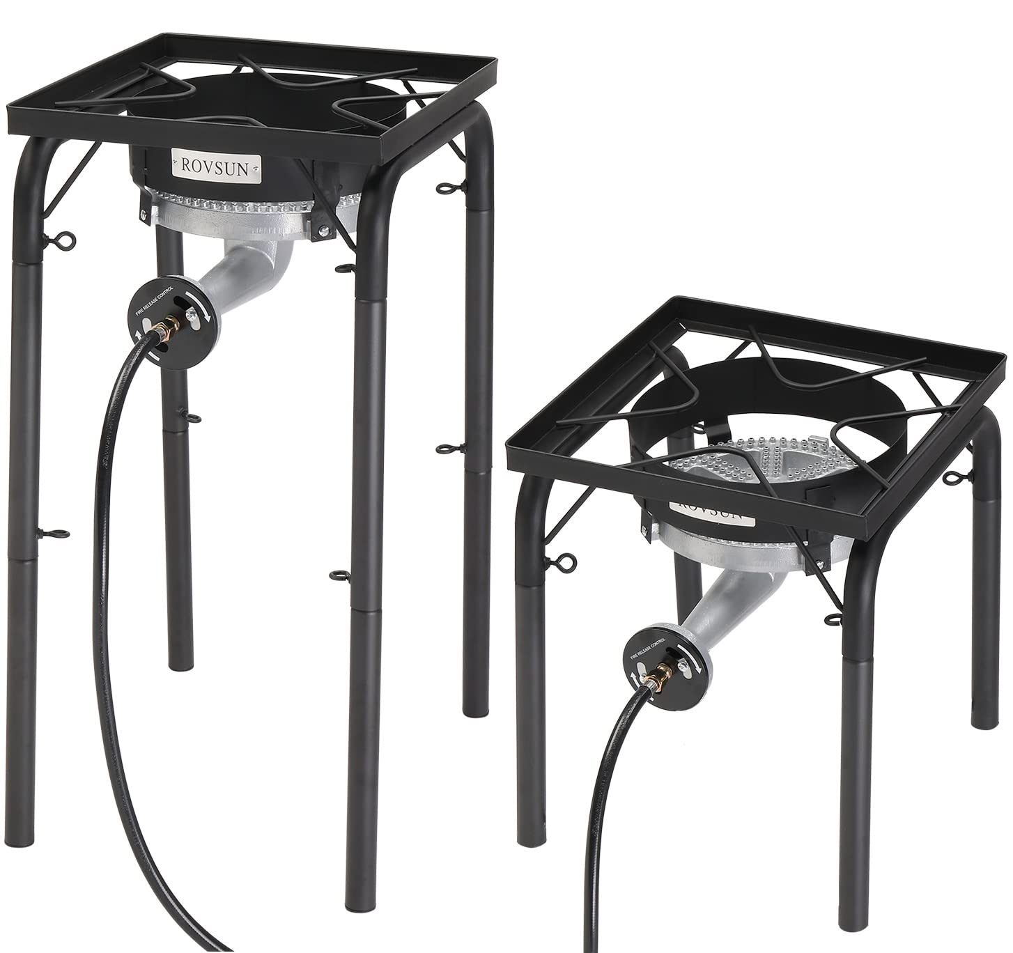 High Pressure Black Cast Iron Single Burner Gas Stove