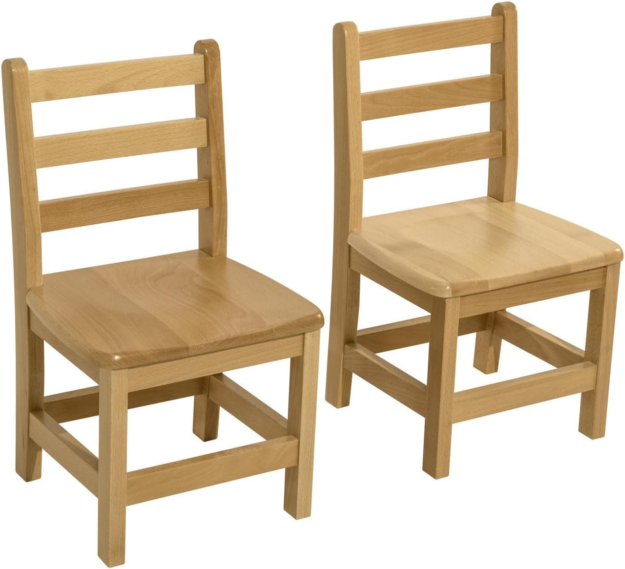 RRI Goods Wooden Childrens Chair For Kindergarten Classroom School Set of 2