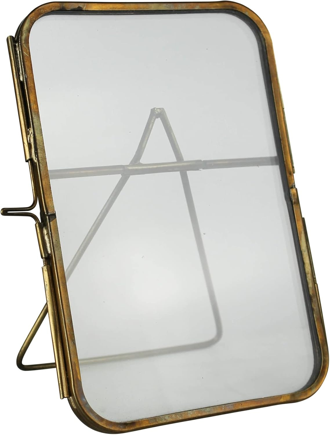 HomArt Arroyo Frame, Holds 4 x 6 inches Photo, Brass