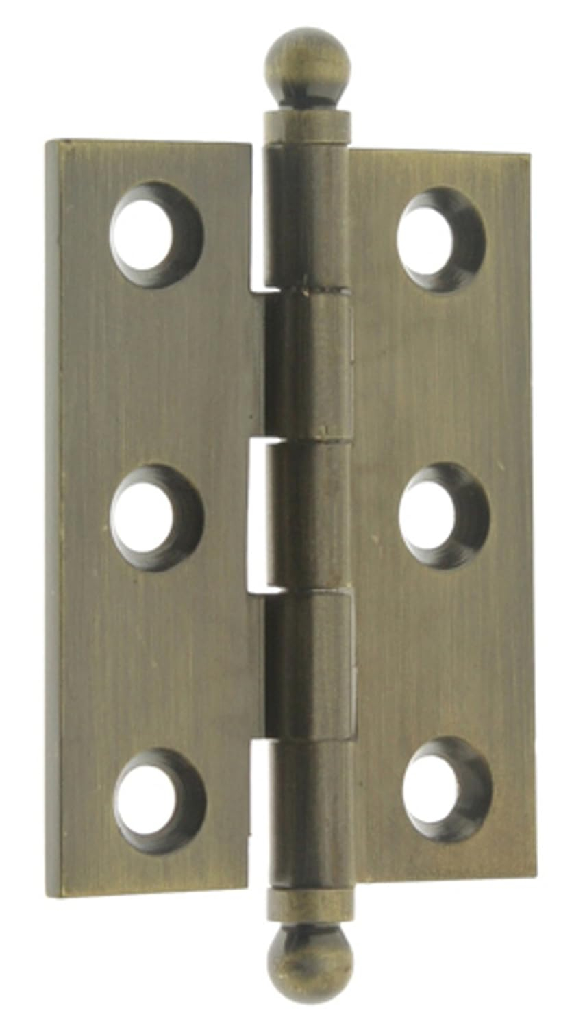 Antique Brass 1.5" Solid Brass Cabinet Hinges