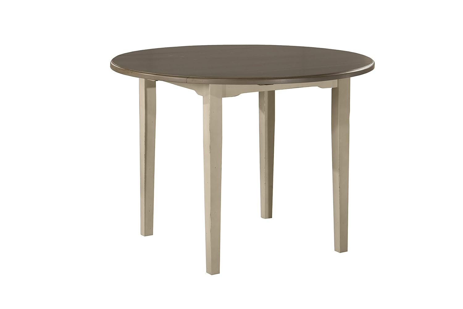 Hillsdale Furniture Clarion Wood Round Counter Height Table Top in Distressed Gray