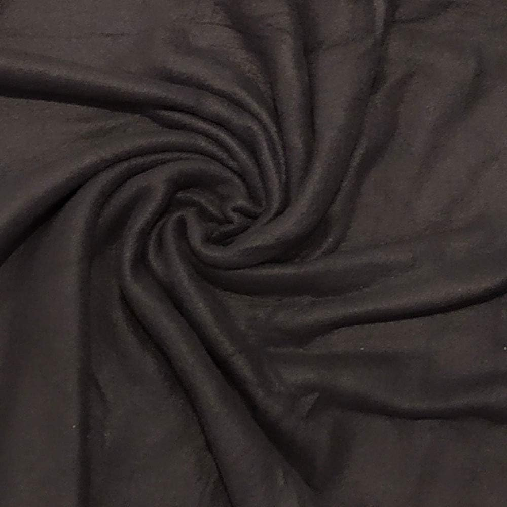 Single Solid Color Hypoallergenic 60”L x 50”W Fleece Throw Blanket for Fall, Winter, Spring, Summer, Men, Women, Children & Pets in Black