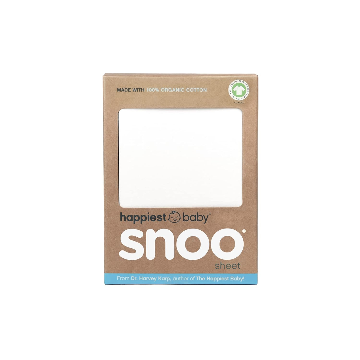 Ivory Organic Cotton Baby Bassinet Fitted Sheet