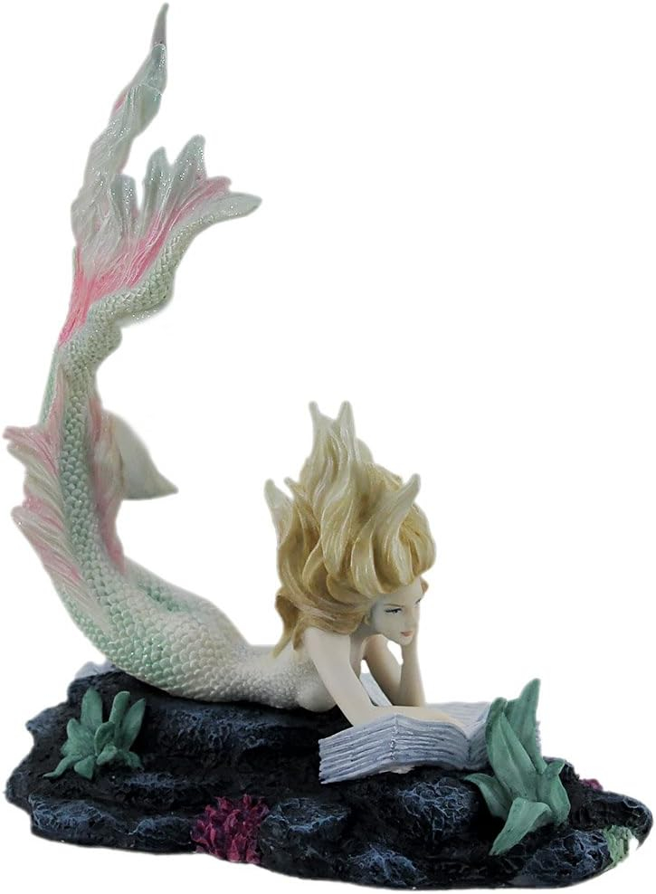 Veronese Design Lost Books Mermaid Sculpture