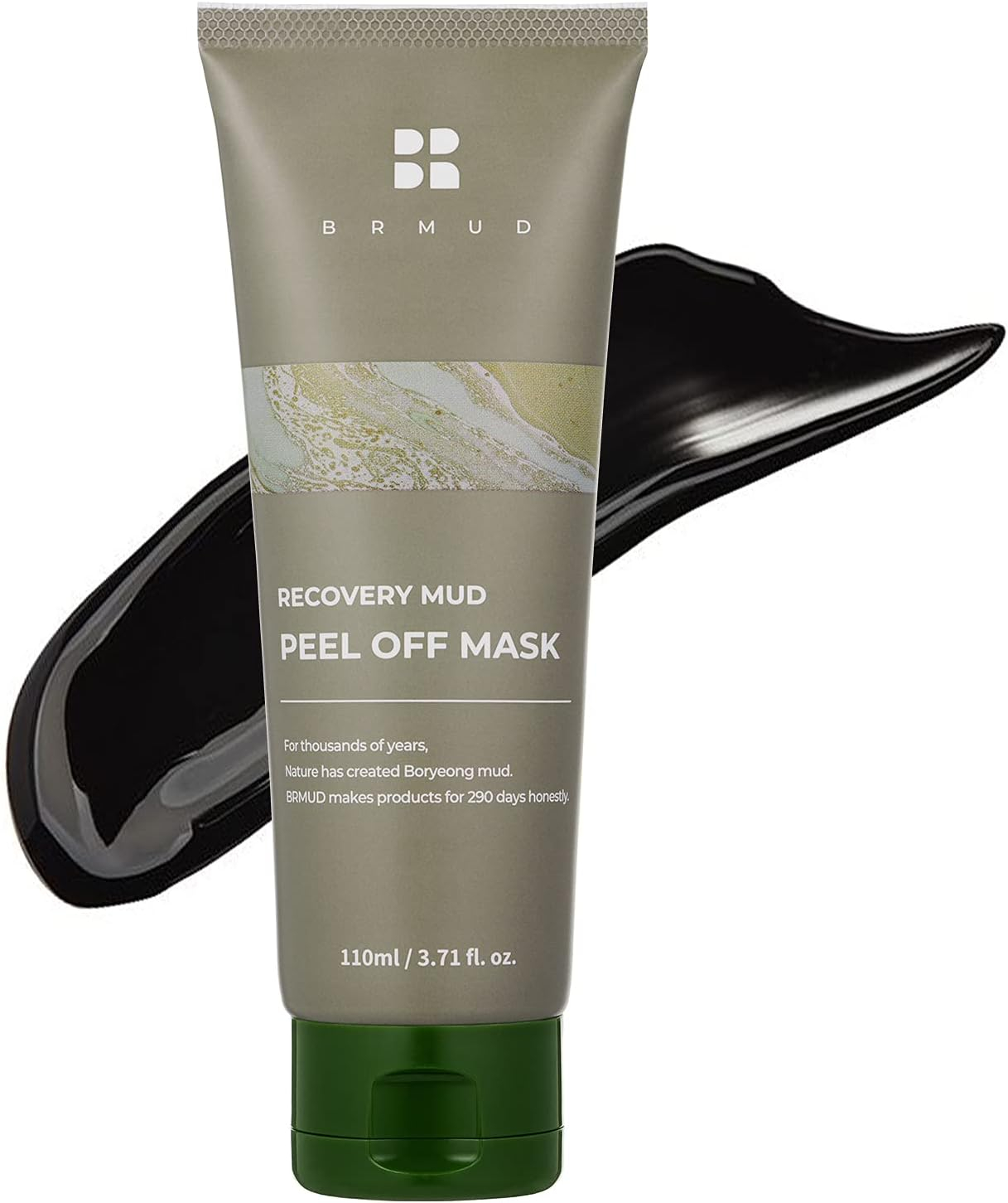Recovery Mud Peel Off Mask for Exfoliating and Deep Cleansing, Blackhead Remover Mask 110ml (3.72 fl.oz.) - Peel-Off Mask with Boryeong Mud, Pore Minimizer and Sebum Control for Women and Men