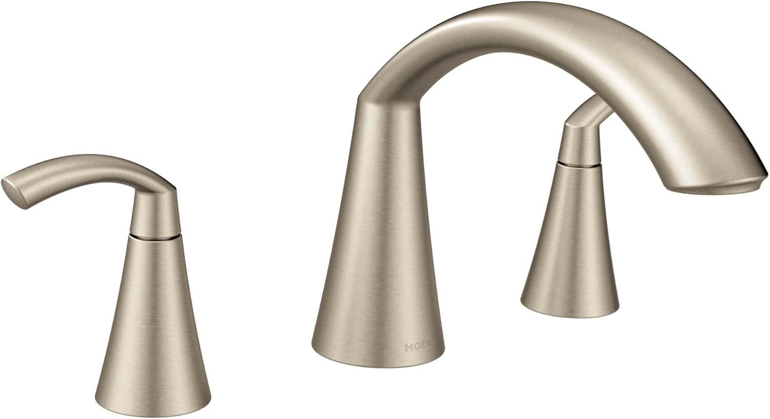 Moen Glyde Double Handle Deck Mounted Roman Tub Faucet Trim T373BN