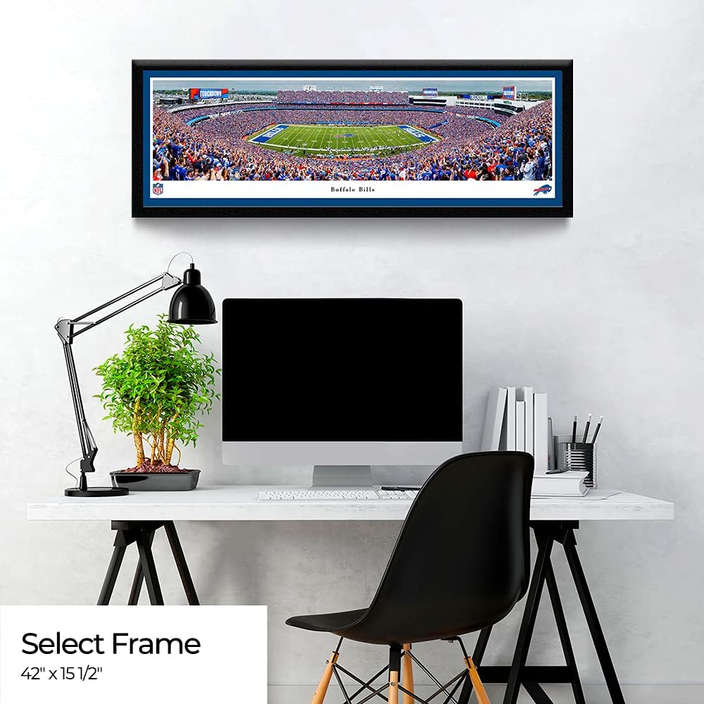 Pittsburgh Steelers Panoramic Framed Sports Poster with Single Mat