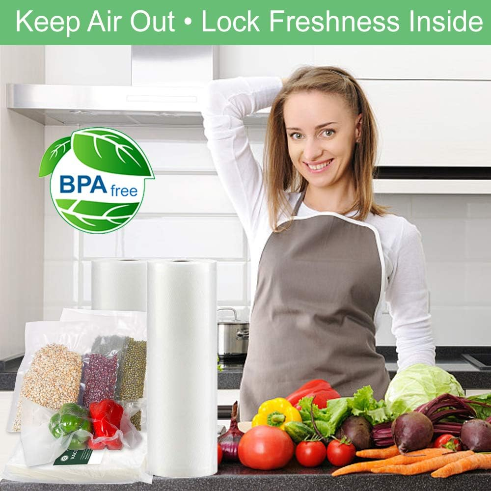 Heavy Duty BPA-Free Quart Size Vacuum Sealer Bags