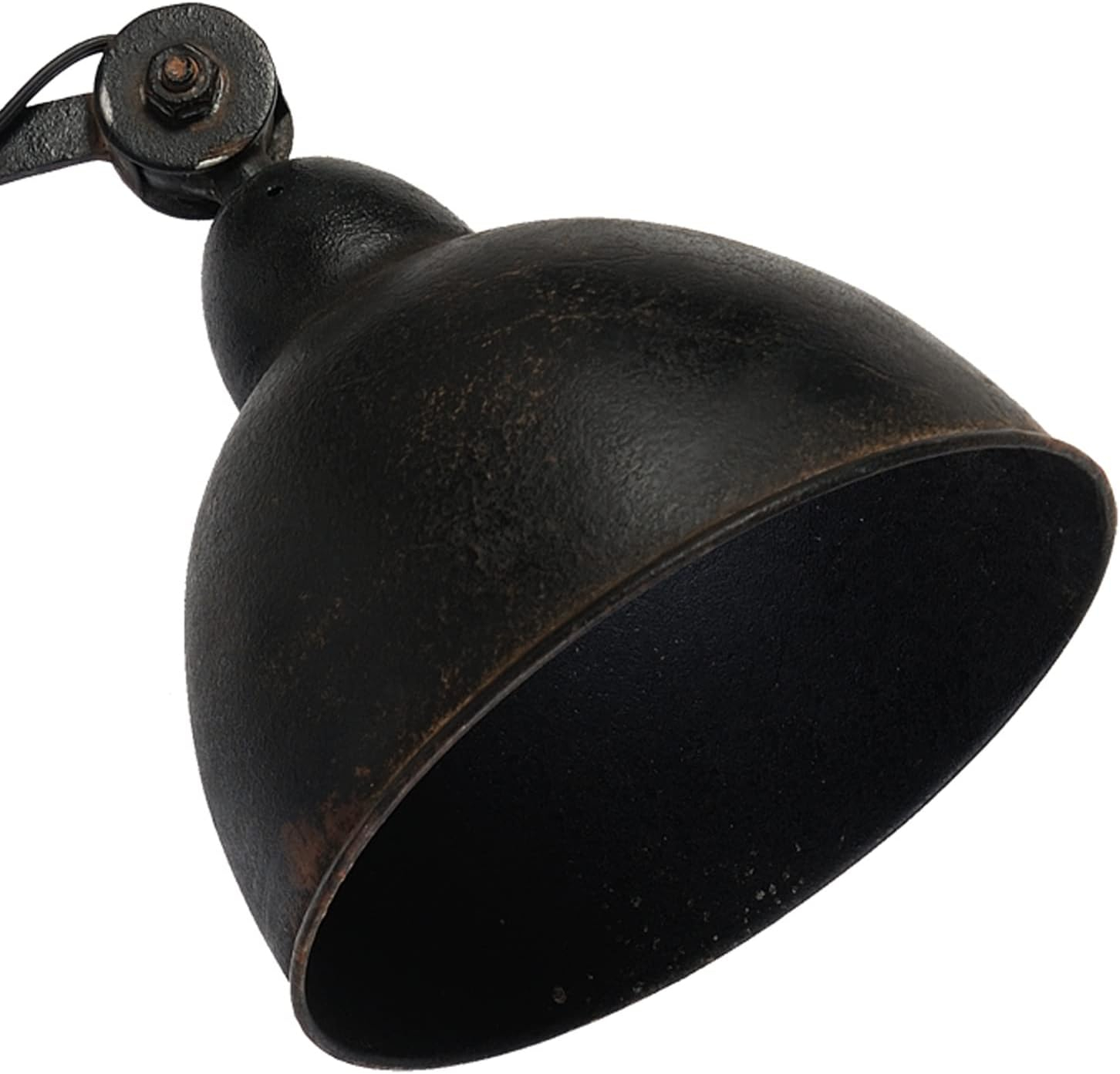 Antique Black Iron Accordion Arm Wall Sconce, 18 inch