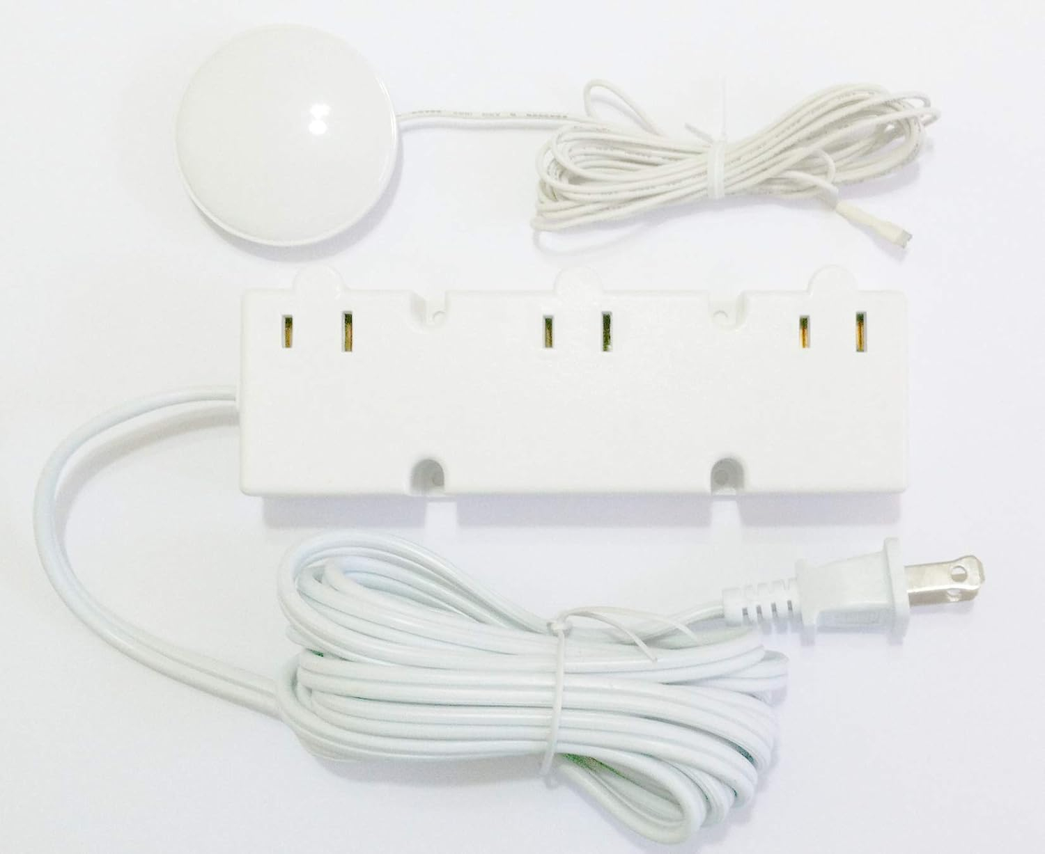 3-Level Touch Pad 3 Outlet Receptacle Dimmer 120 Volts - DM3-120 White