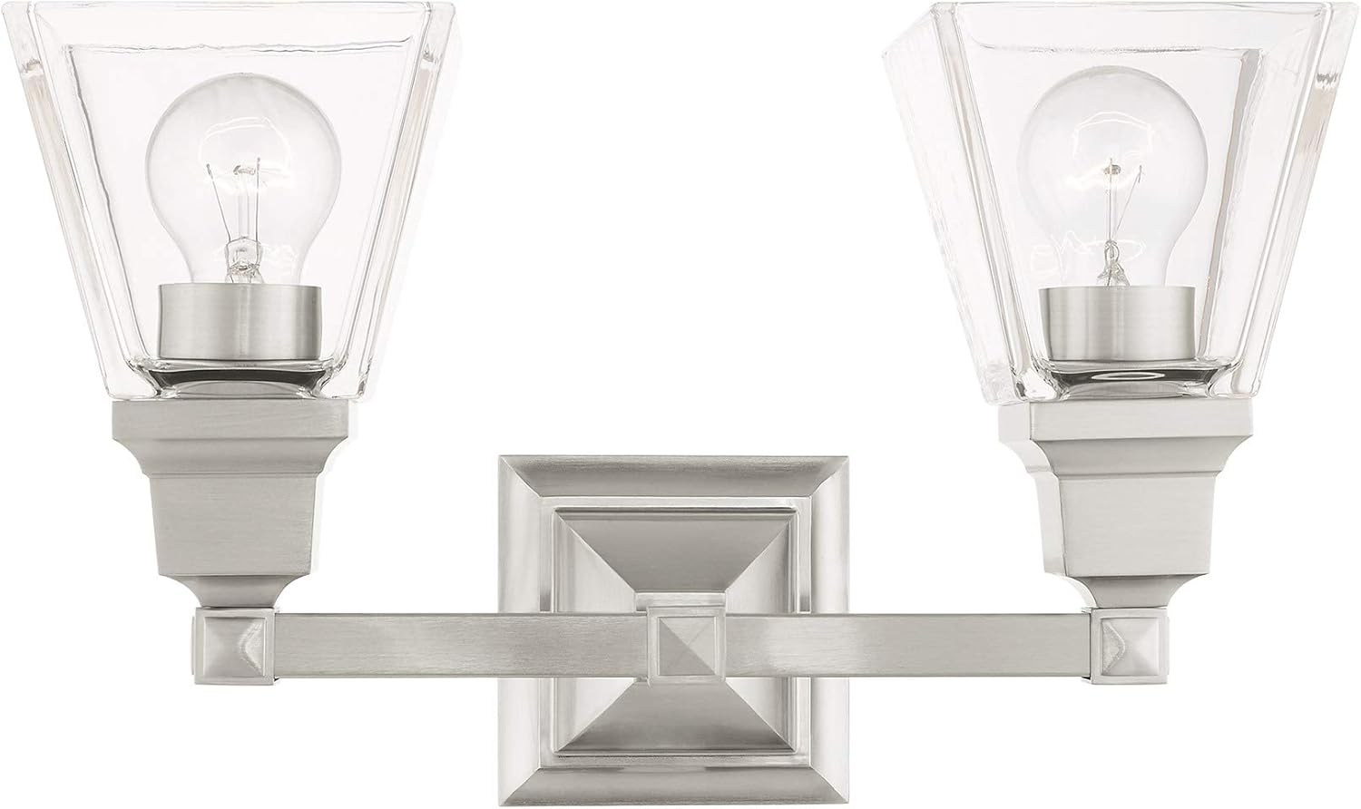 Livex Lighting Mission 2 - Light Vanity in  Brushed Nickel