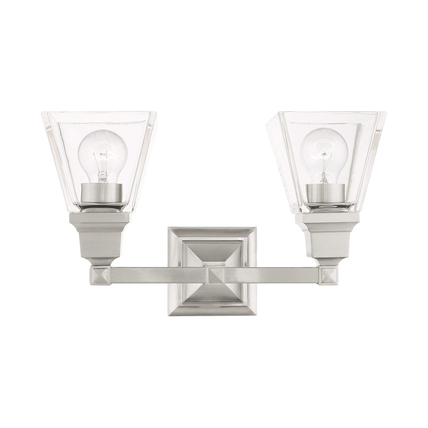 Livex Lighting Mission 2 - Light Vanity in  Brushed Nickel