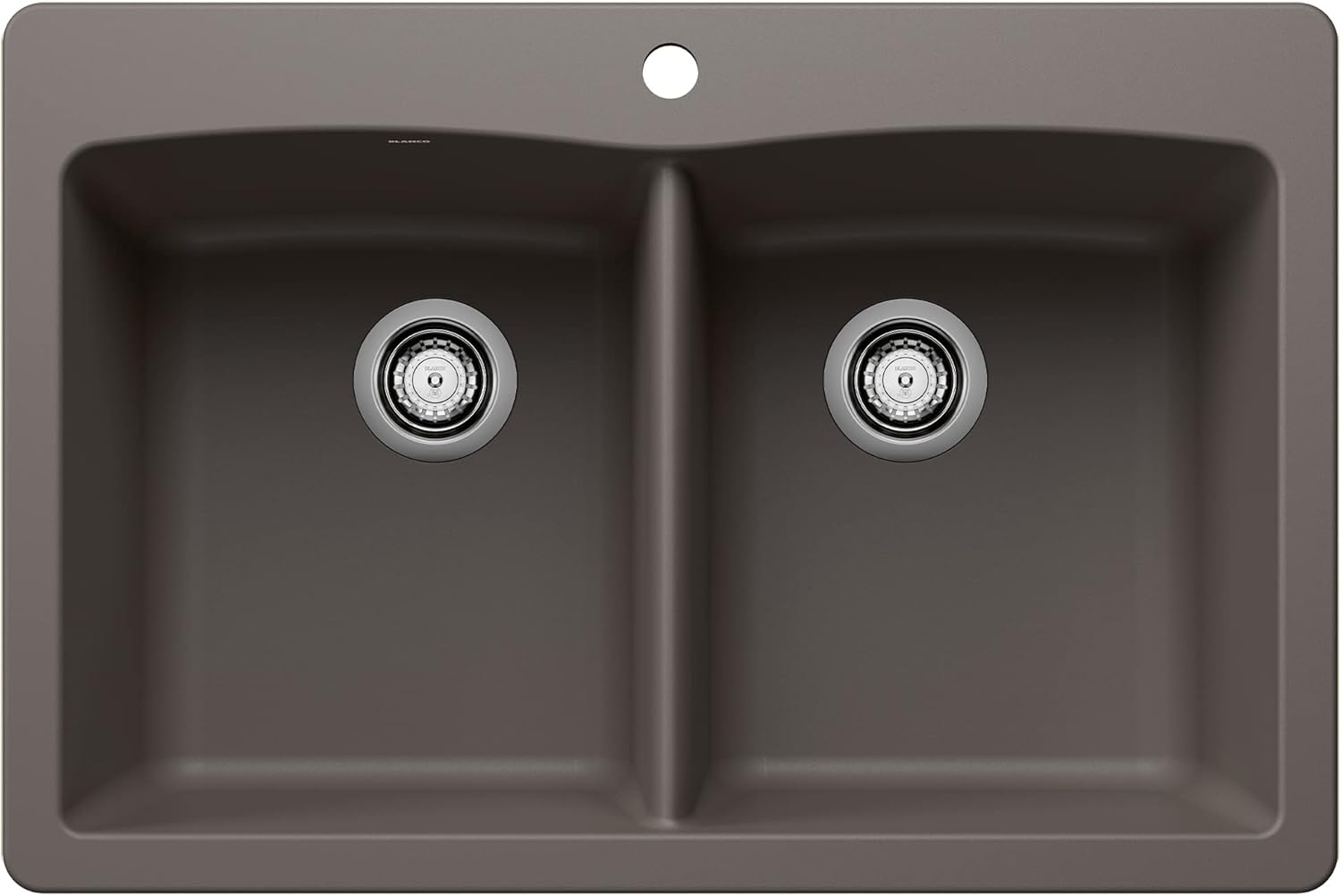 Diamond SILGRANIT 33" L x 22" W Double Bowl Drop-In/Undermount Kitchen Sink