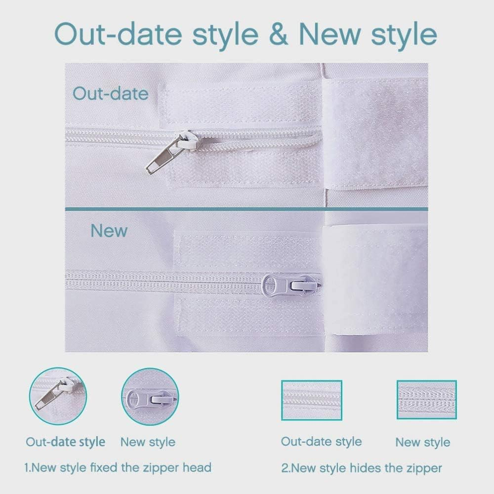 Bedecor Zippered King Mattress Protector Cover for 3"-6" Depth Mattress,Fully Encased Liquid Proof Urine Pee Protection Breathable Smooth Incontinence Pet Baby Potty Training