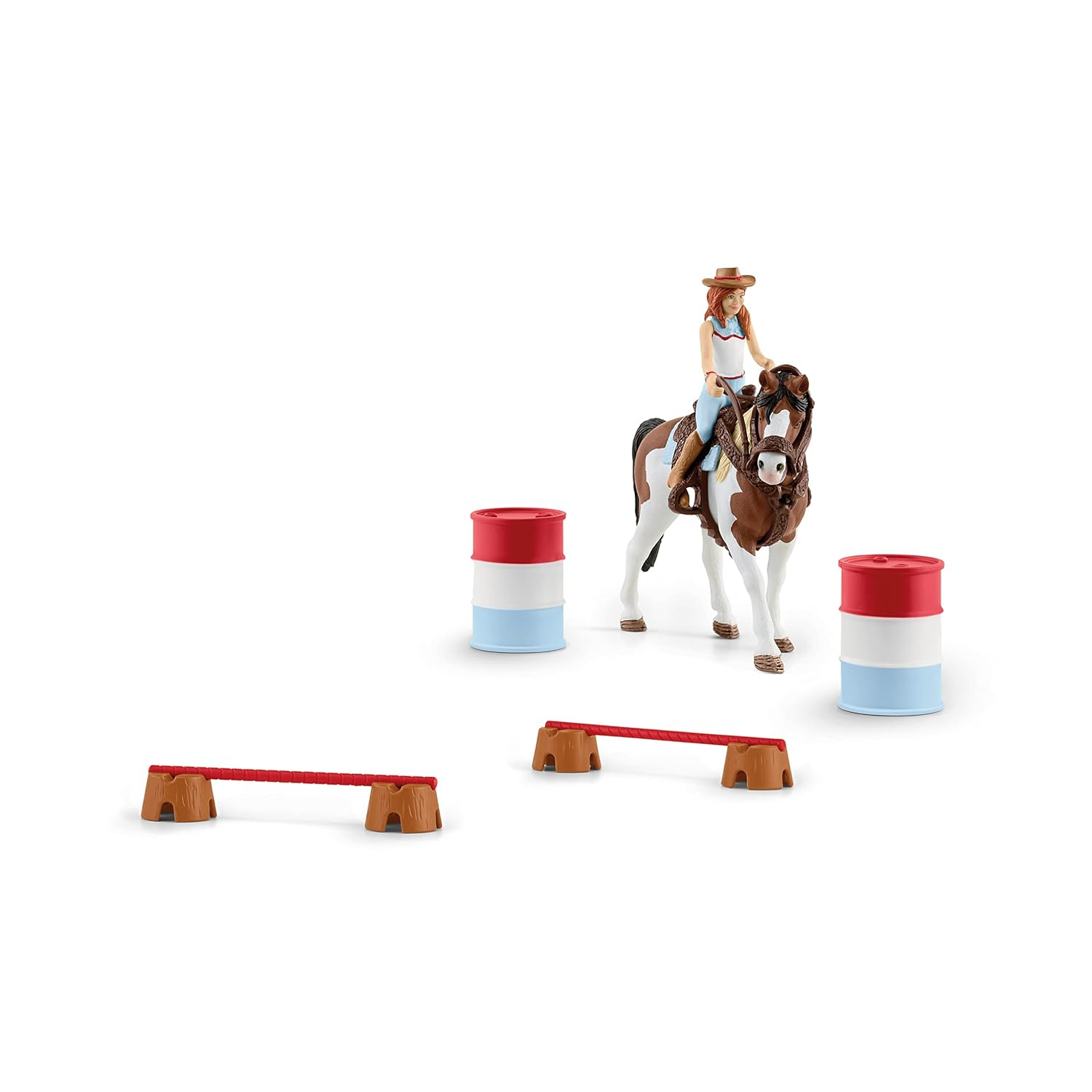 Schleich - Horse Club: Hannah's Western Riding Set with Quarter Horse Playset, 12 Pcs