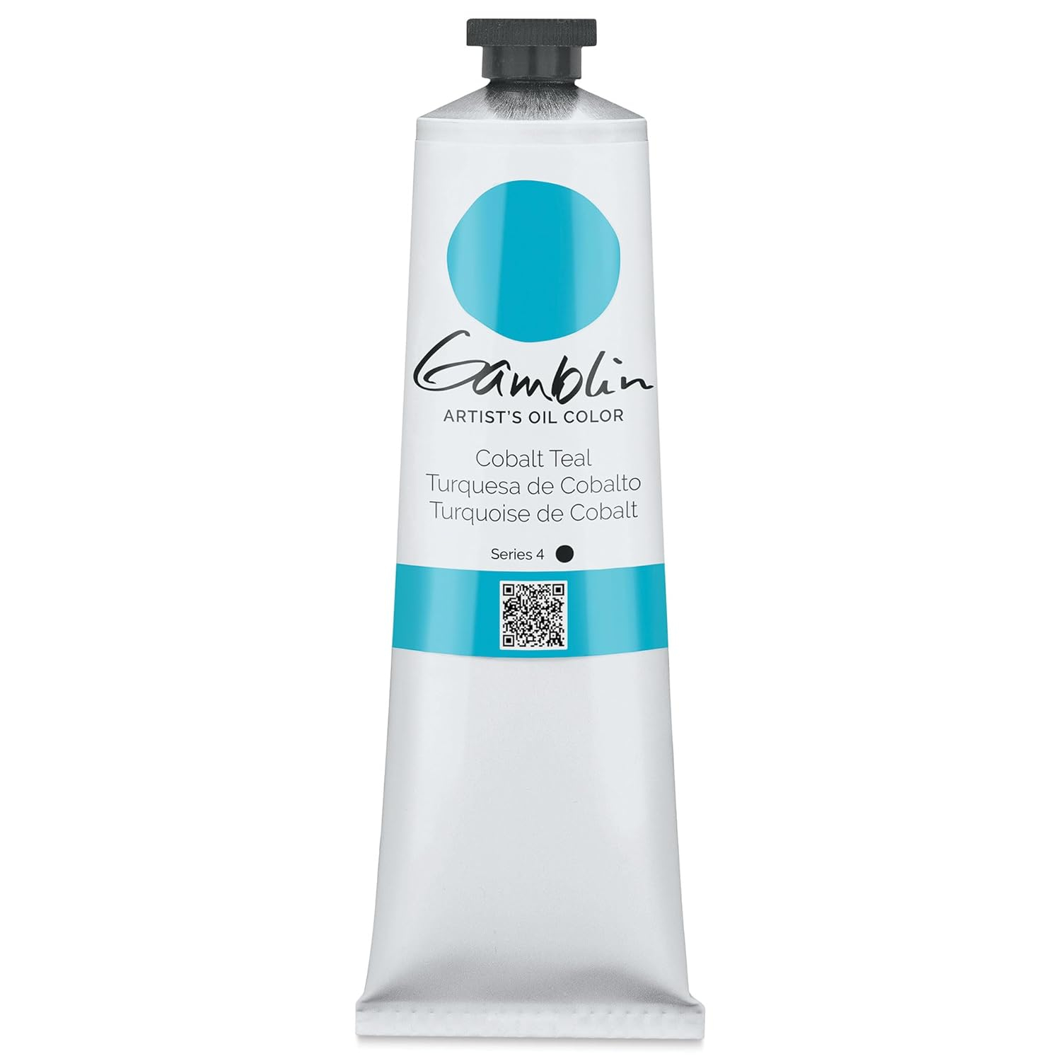 Gamblin Artist Grade Oil Color, 150ml, Cobalt Teal