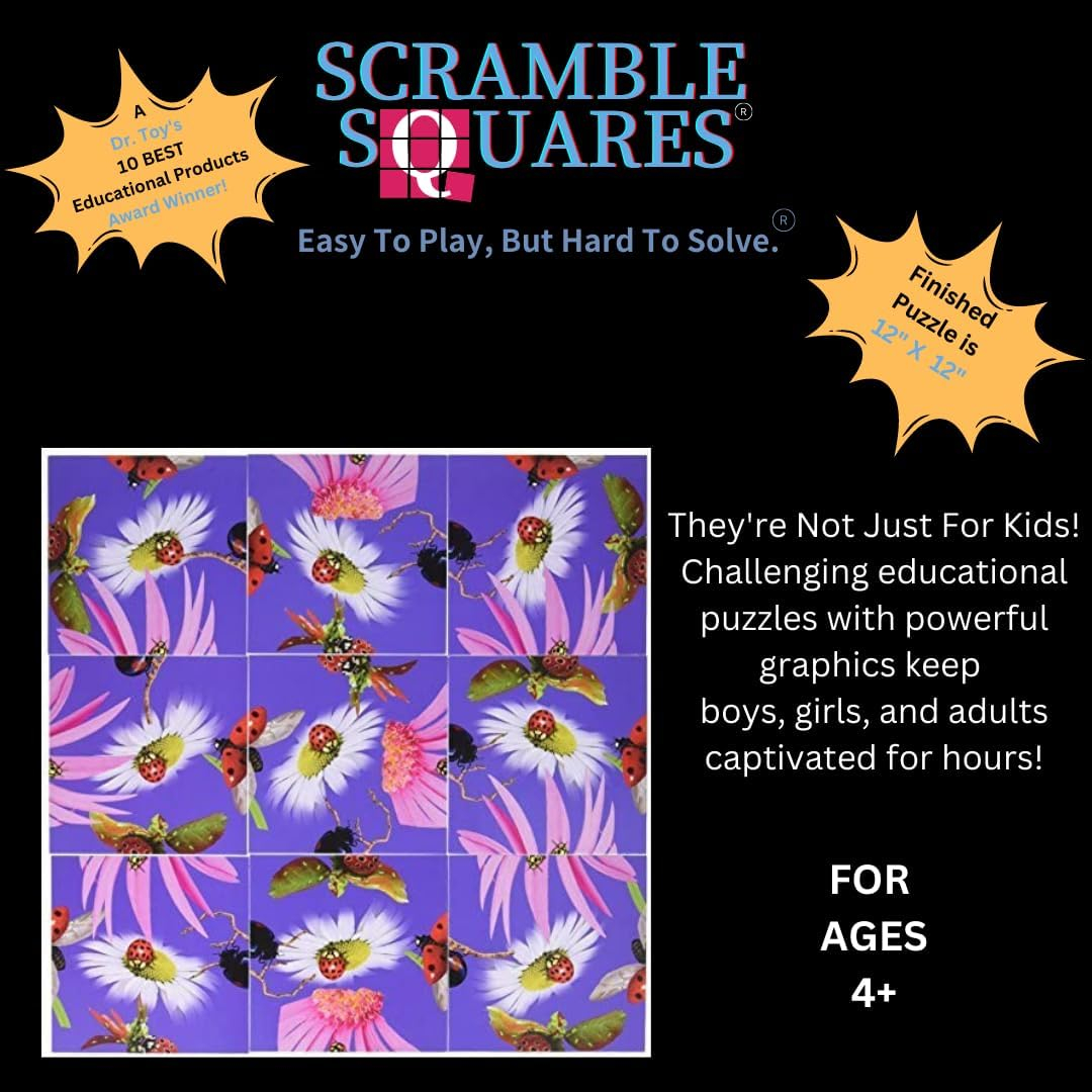 Scramble Squares Puzzle Ladybugs