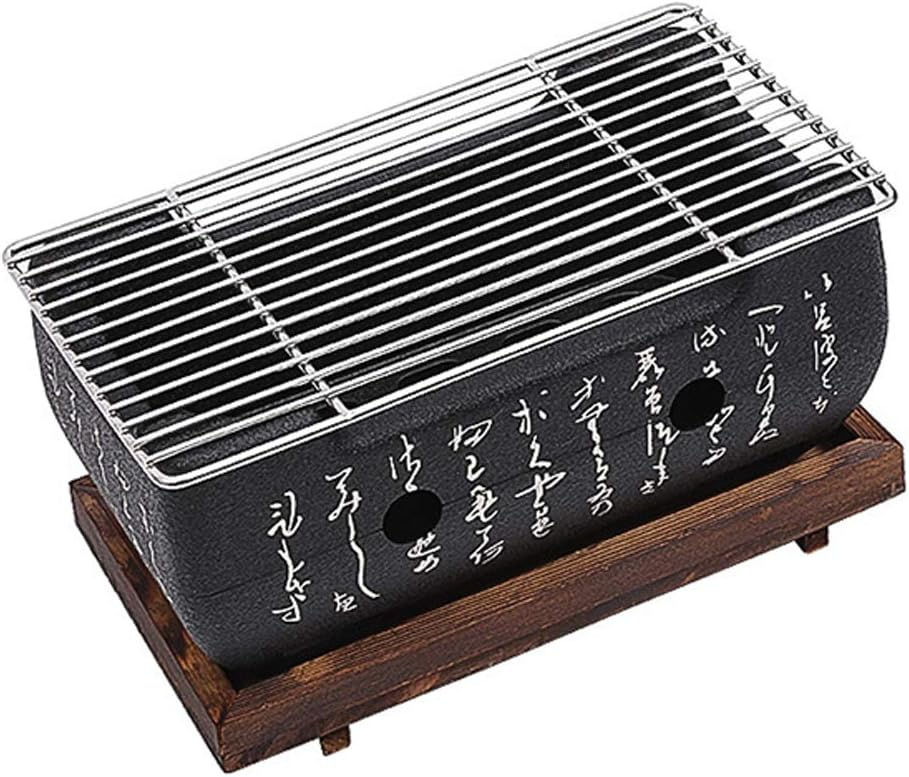 Compact Charcoal Japanese Style Stainless Steel BBQ Grill