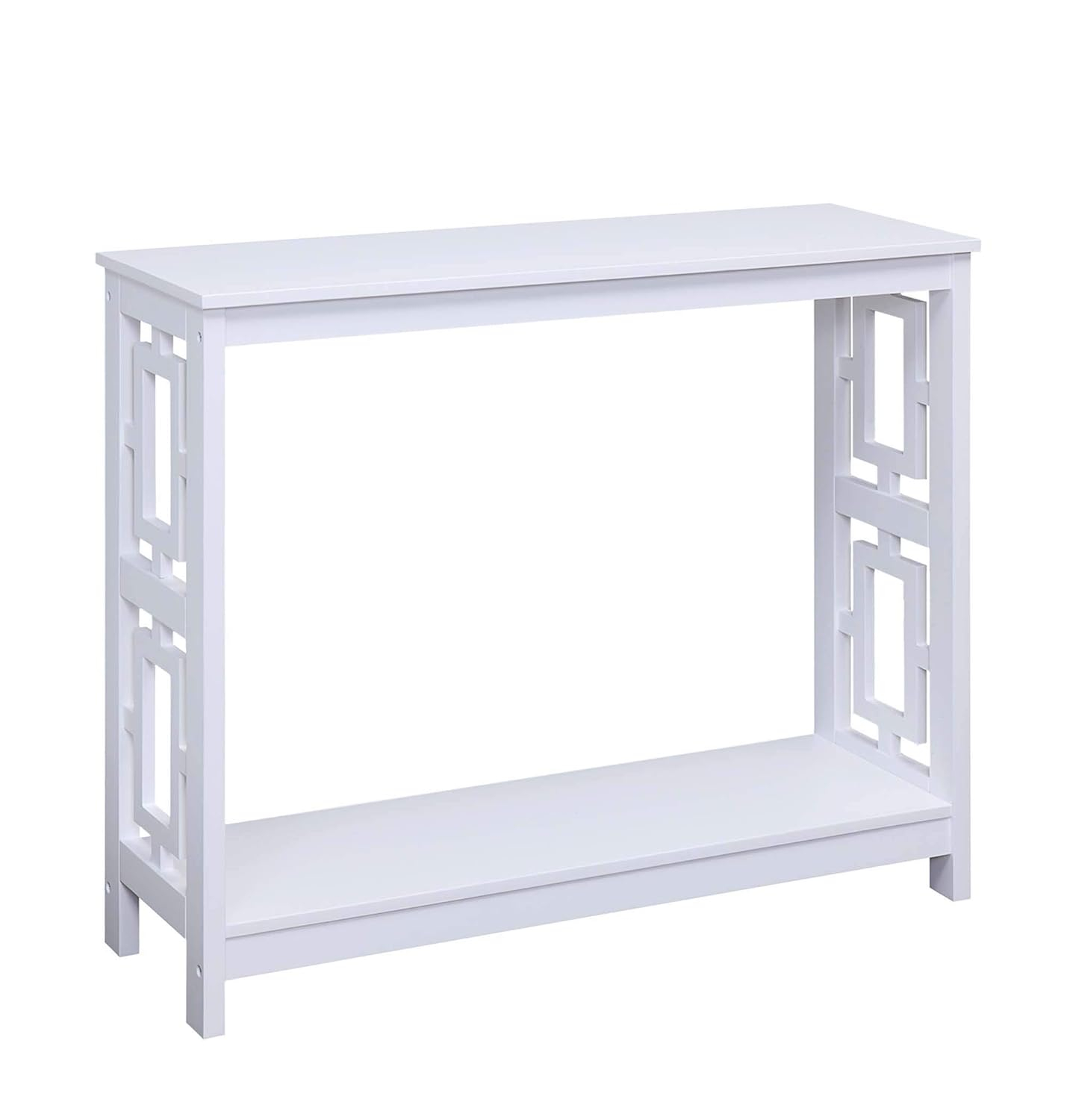 Convenience Concepts Town Square Console Table, White