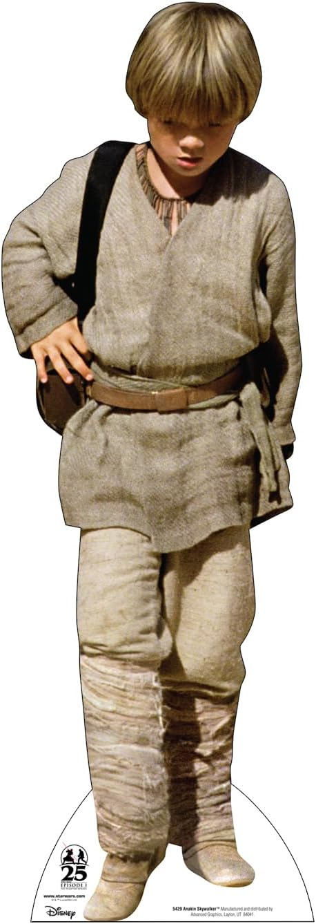 Cardboard People Anakin Skywalker Life Size Cardboard Cutout Standup - Marvels Star Wars: The Phantom Menace 25th Anniversary