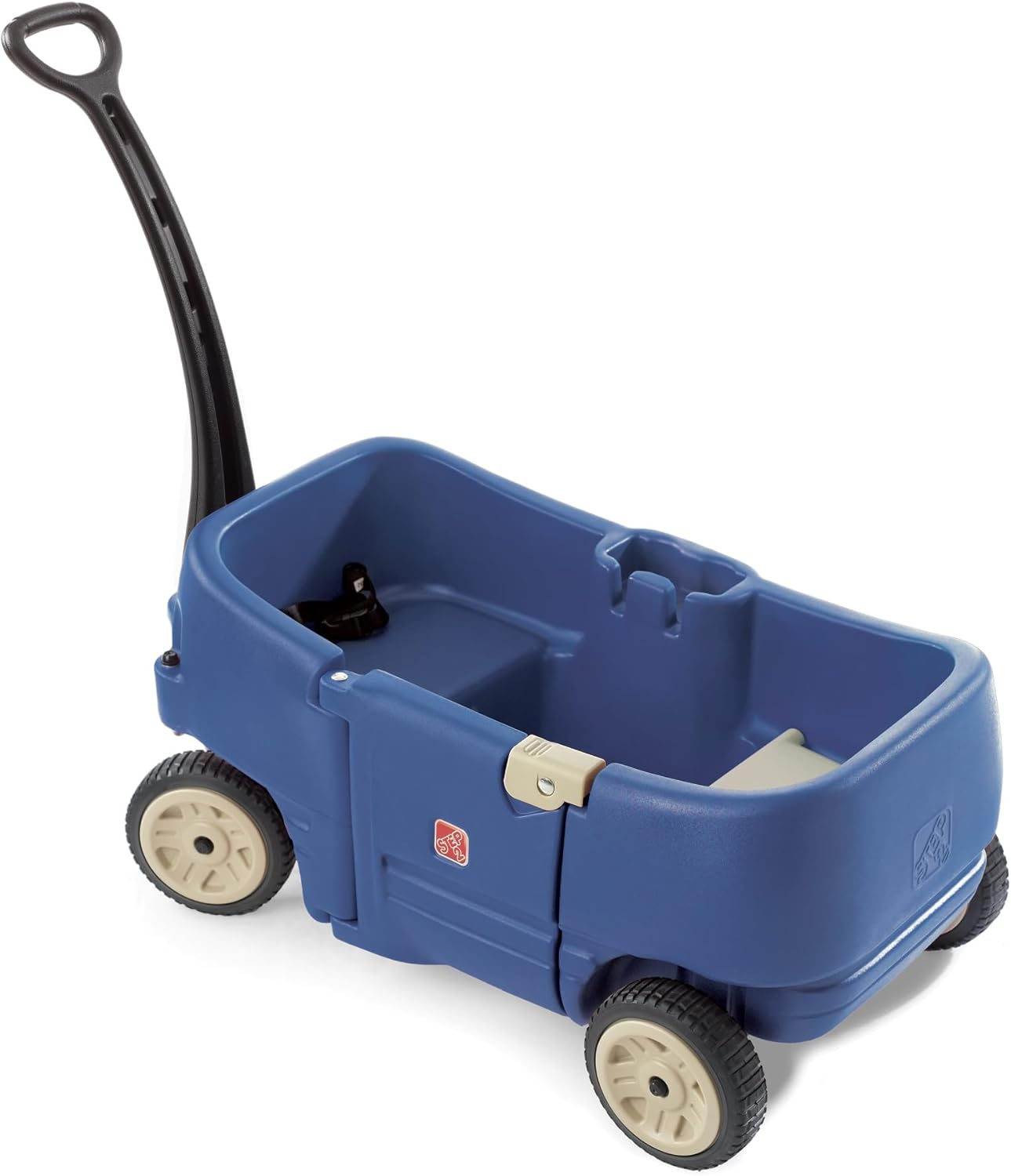 Step2 Wagon for Two Plus Blue Foldable Wagon for Kids with Seats