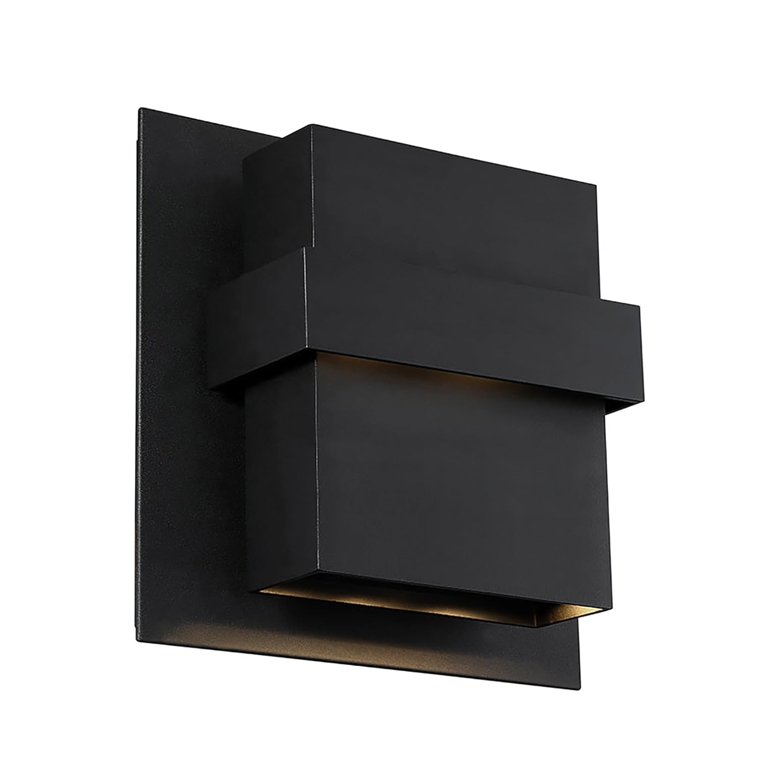 Black Aluminum 11-Inch Dimmable LED Outdoor Wall Sconce