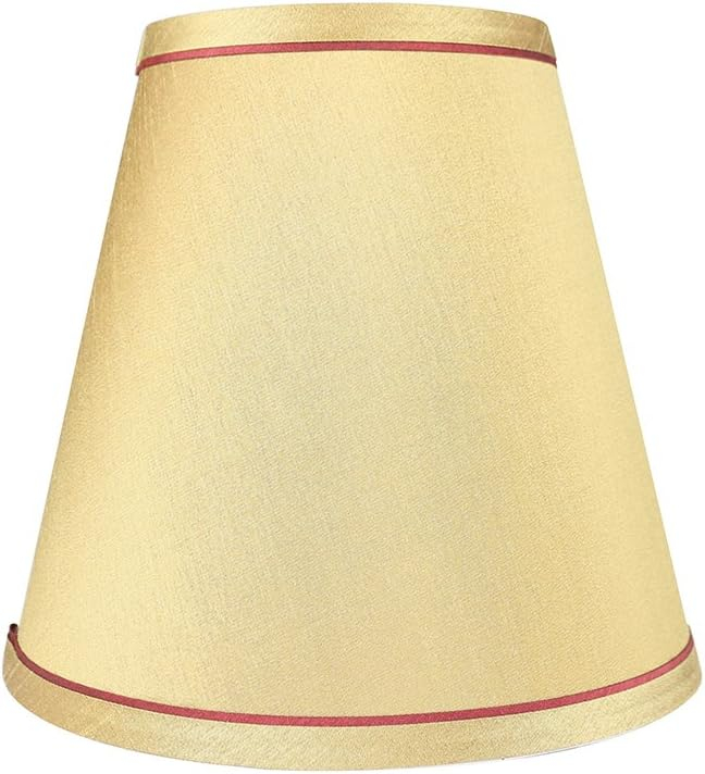 Urbanest Faux Silk Empire Lamp Shade 5x9x8.5", Gold