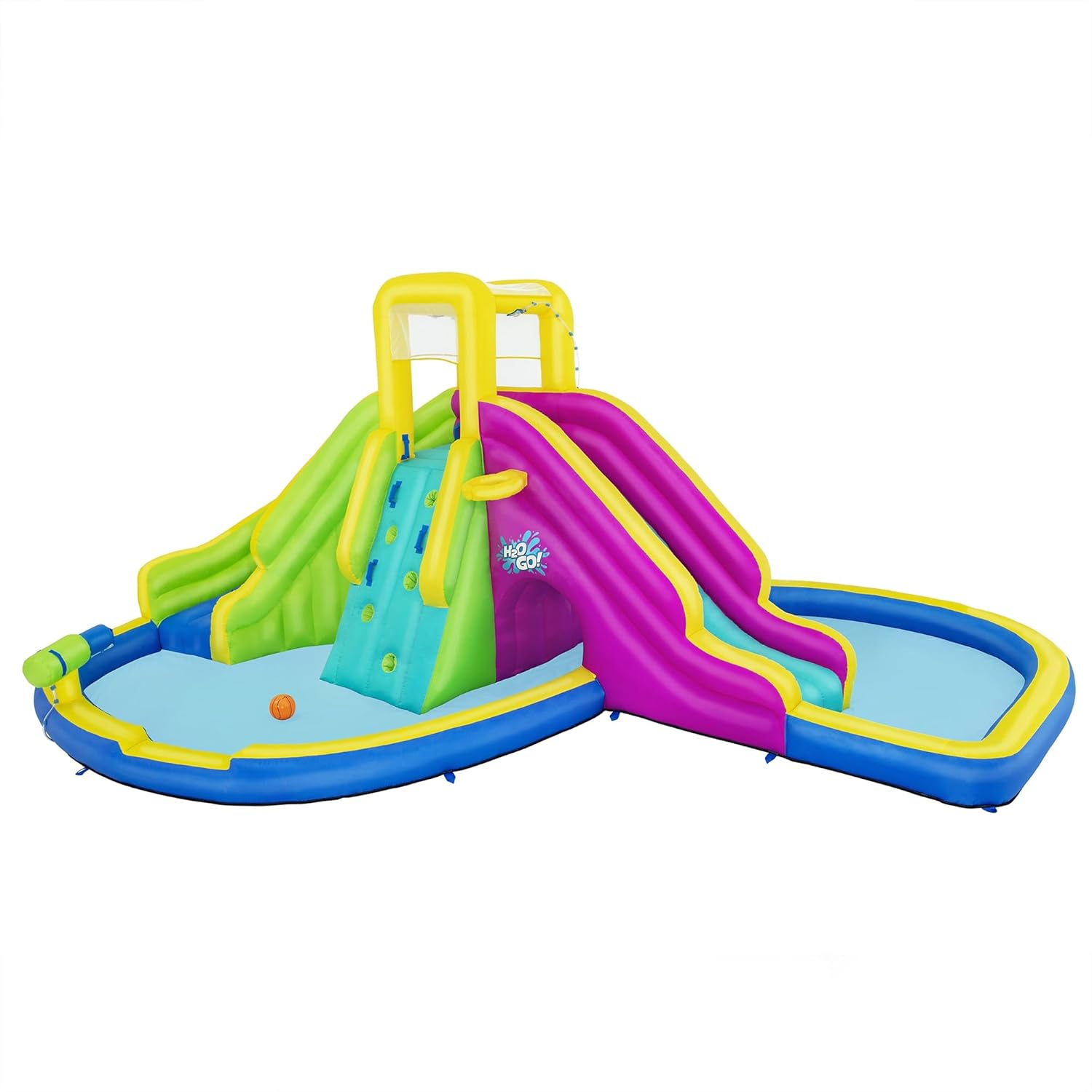 Bestway H2OGO! Funfinity Splash Kids Inflatable Mega Water Park with Blower