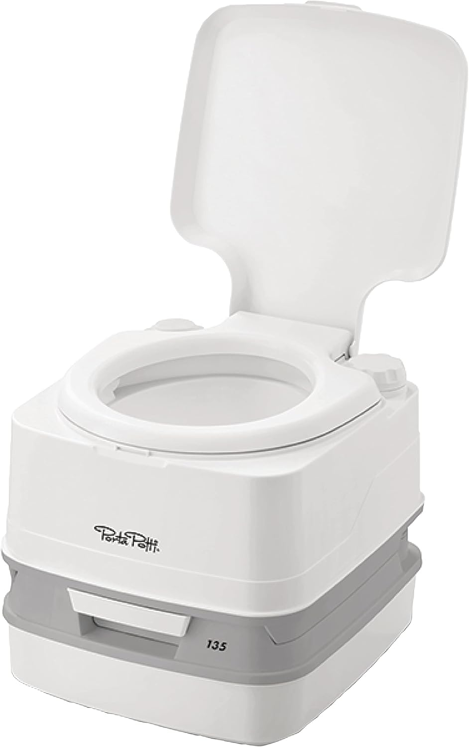 Thetford 92860 135 2.6 Gallon Porta Potti with Rotating Pour Spout, White