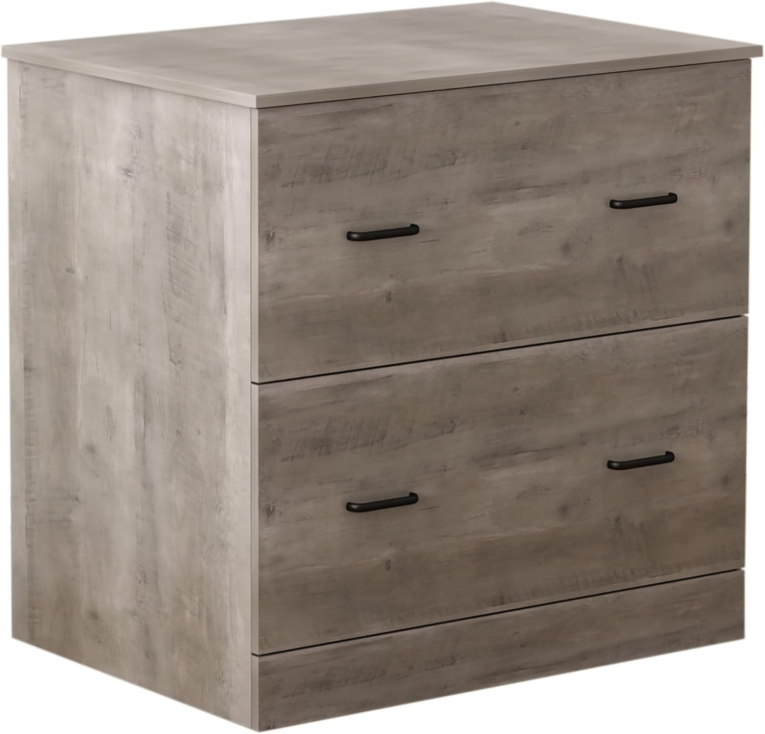 Realspace® Peakwood 30-1/2"W x 21-4/5"D Lateral 2-Drawer File Cabinet, Smoky Brown