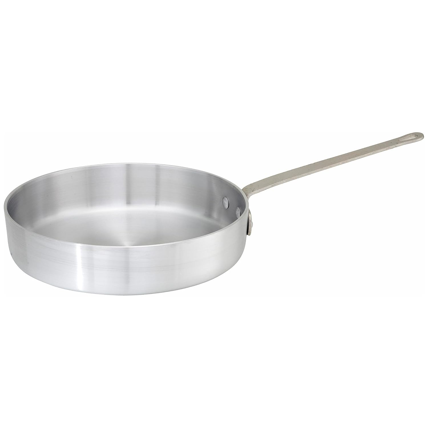 Truecraftware – 5 qt. Professional Aluminum Sauté Pan for Home and Restaurant, 3.5mm Thickness, NSF Certified, Dishwasher Safe, Cookware